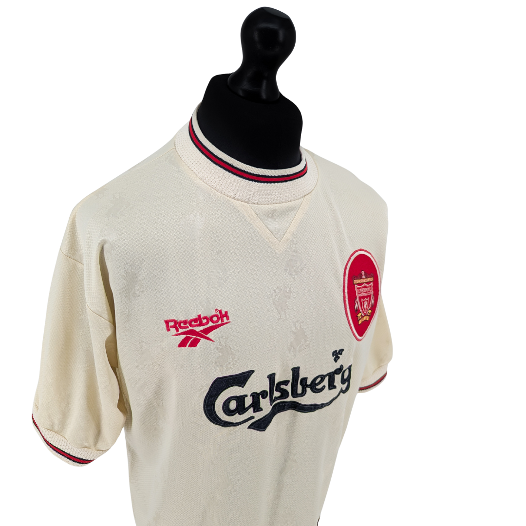 Liverpool away football shirt 1996/97 - (L)