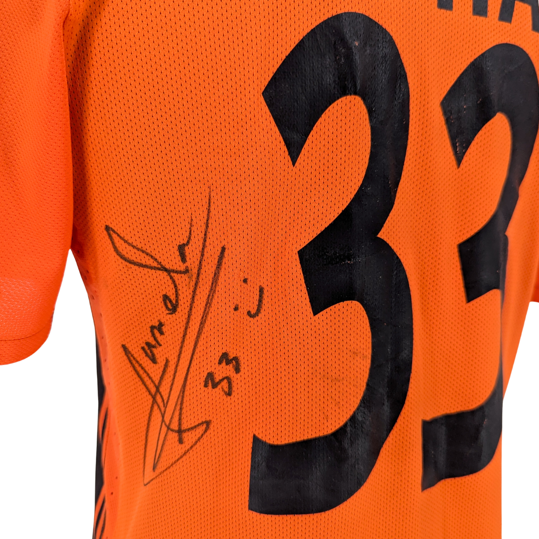 Shakhtar Donetsk signed home football shirt 2011/13 - (L)