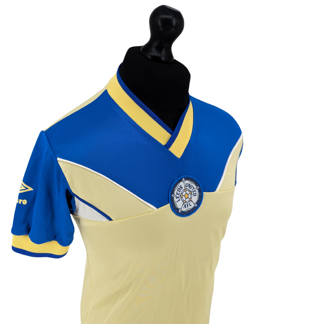 Leeds United away football shirt 1986/88 - (S)