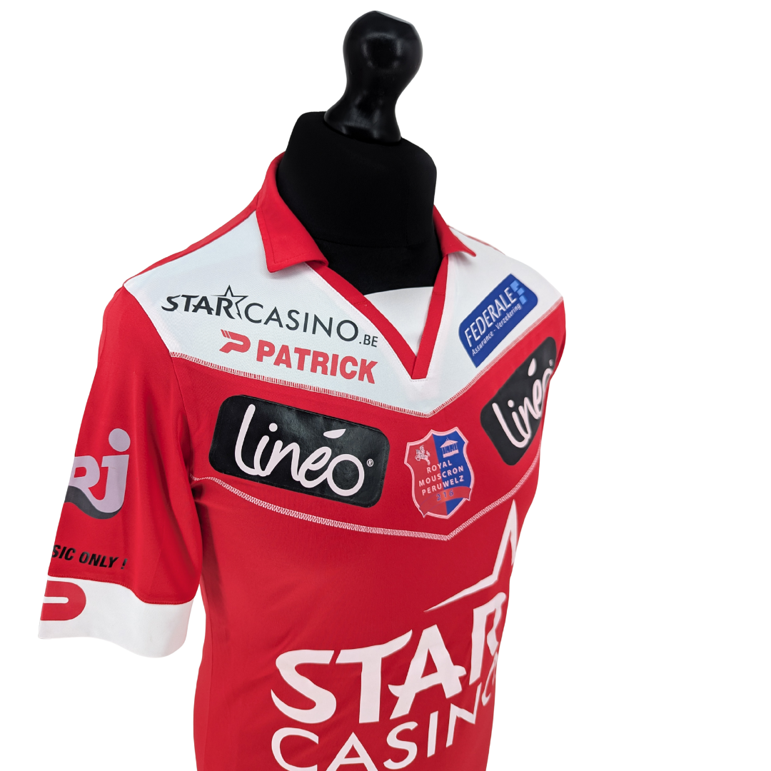 Royal Mouscron Peruwelz home football shirt 2015/16 - (L)