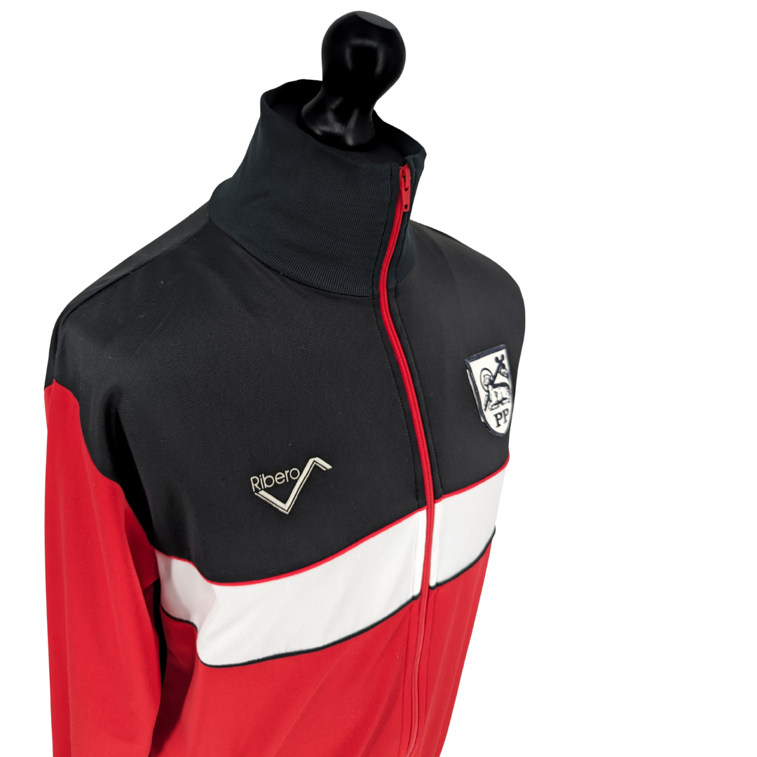 Preston North End training football jacket 1990/92 - (L)