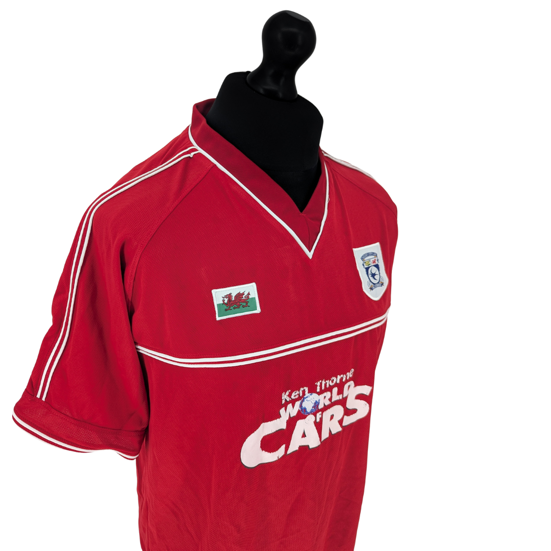 Cardiff City away football shirt 2001/02 - (L)
