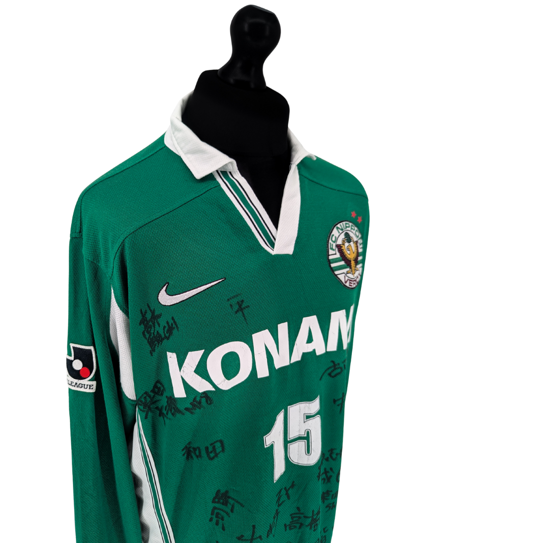 Tokyo Verdy signed home football shirt 1999/00 - (XL)