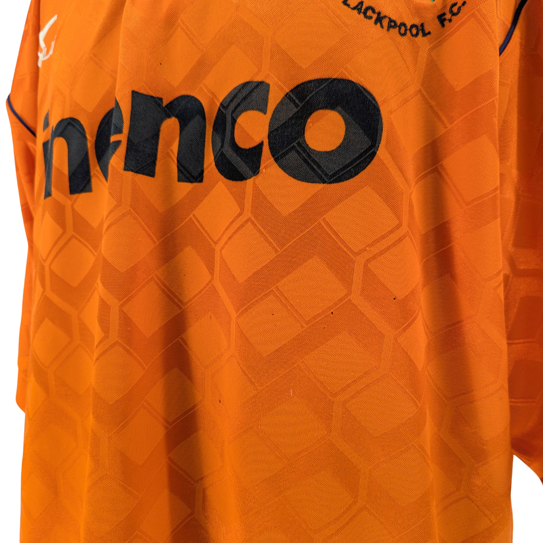 Blackpool home football shirt 1991/93 - (XL)