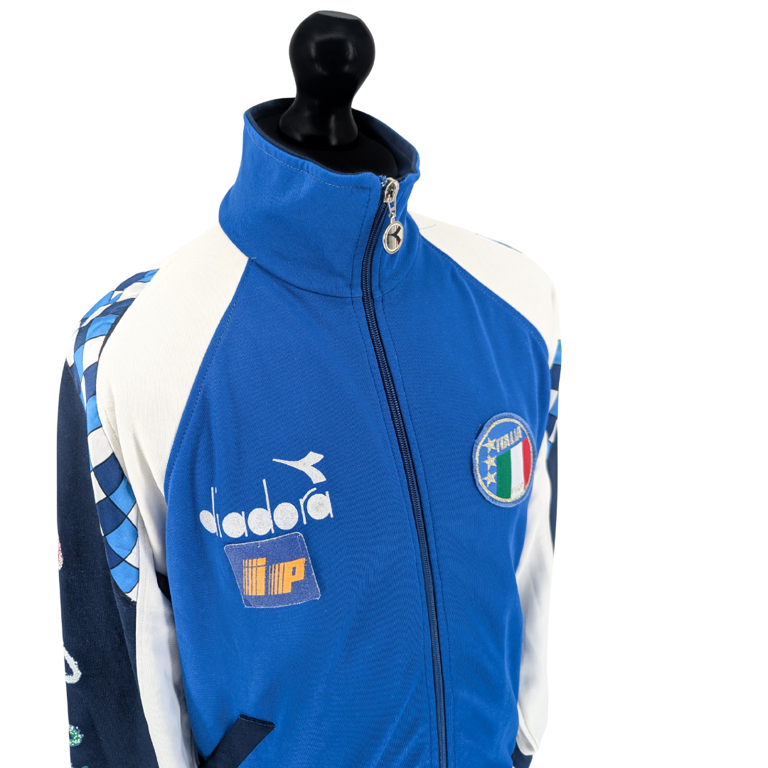 Italy training football jacket 1990/92 - (L)