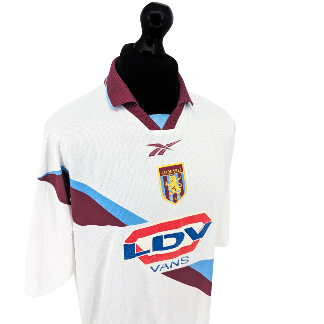 Aston Villa away football shirt 1999/00 - (L)