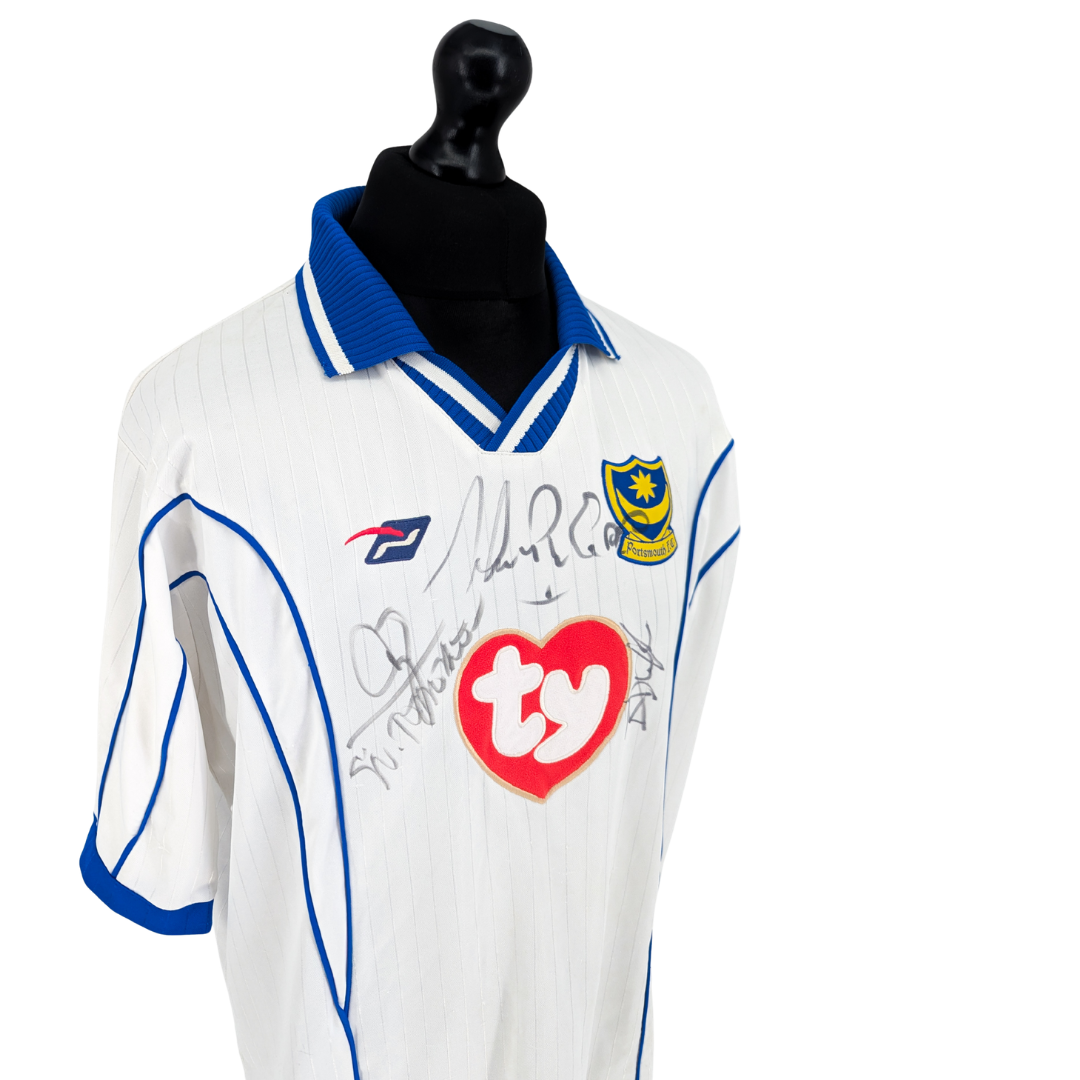 Portsmouth signed away football shirt 2002/03 - (XL)