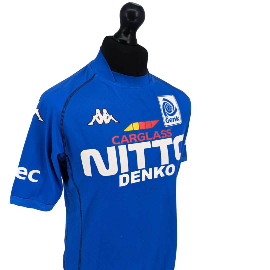 KRC Genk signed home football shirt 2002/03 - (M)