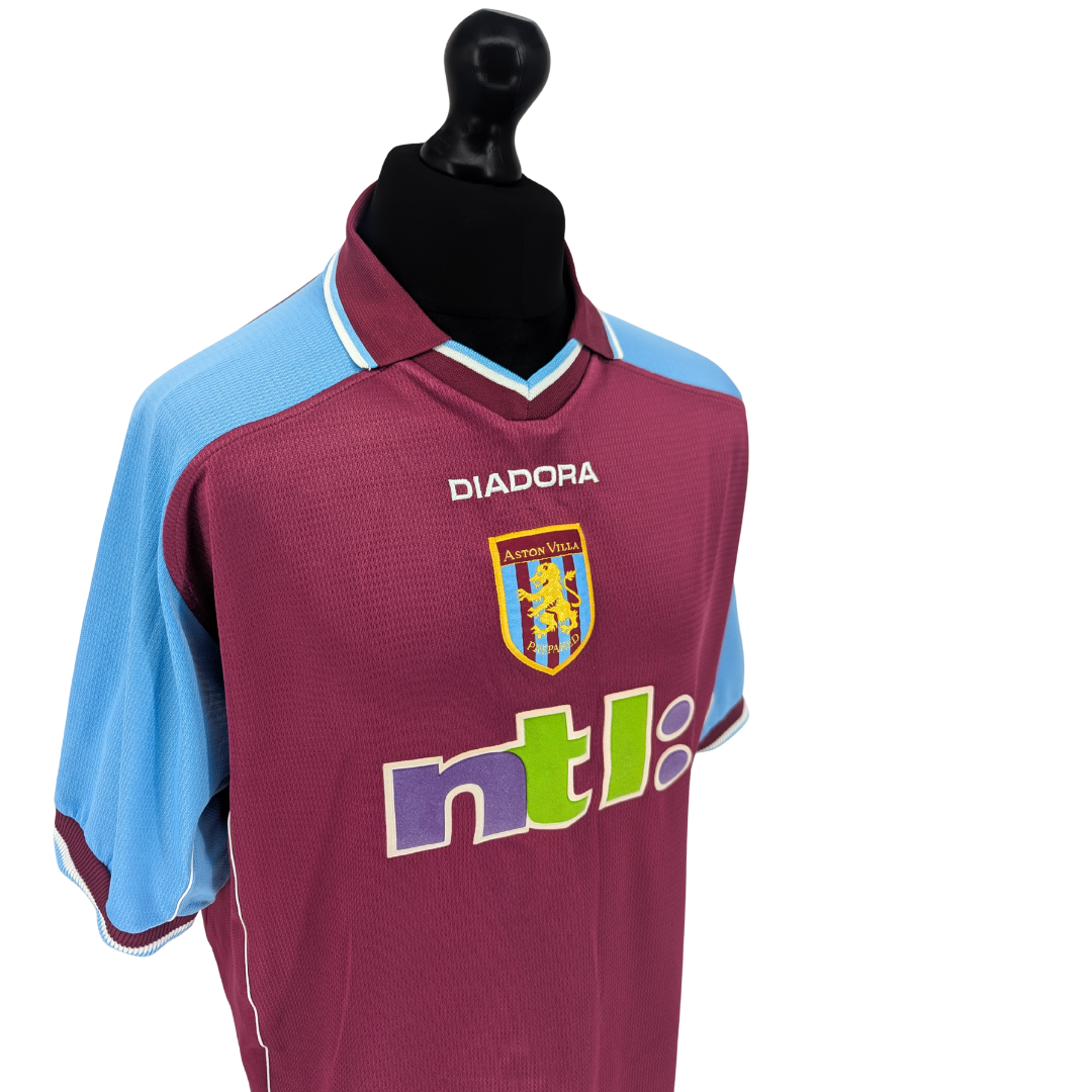 Aston Villa home football shirt 2000/01 - (XL)