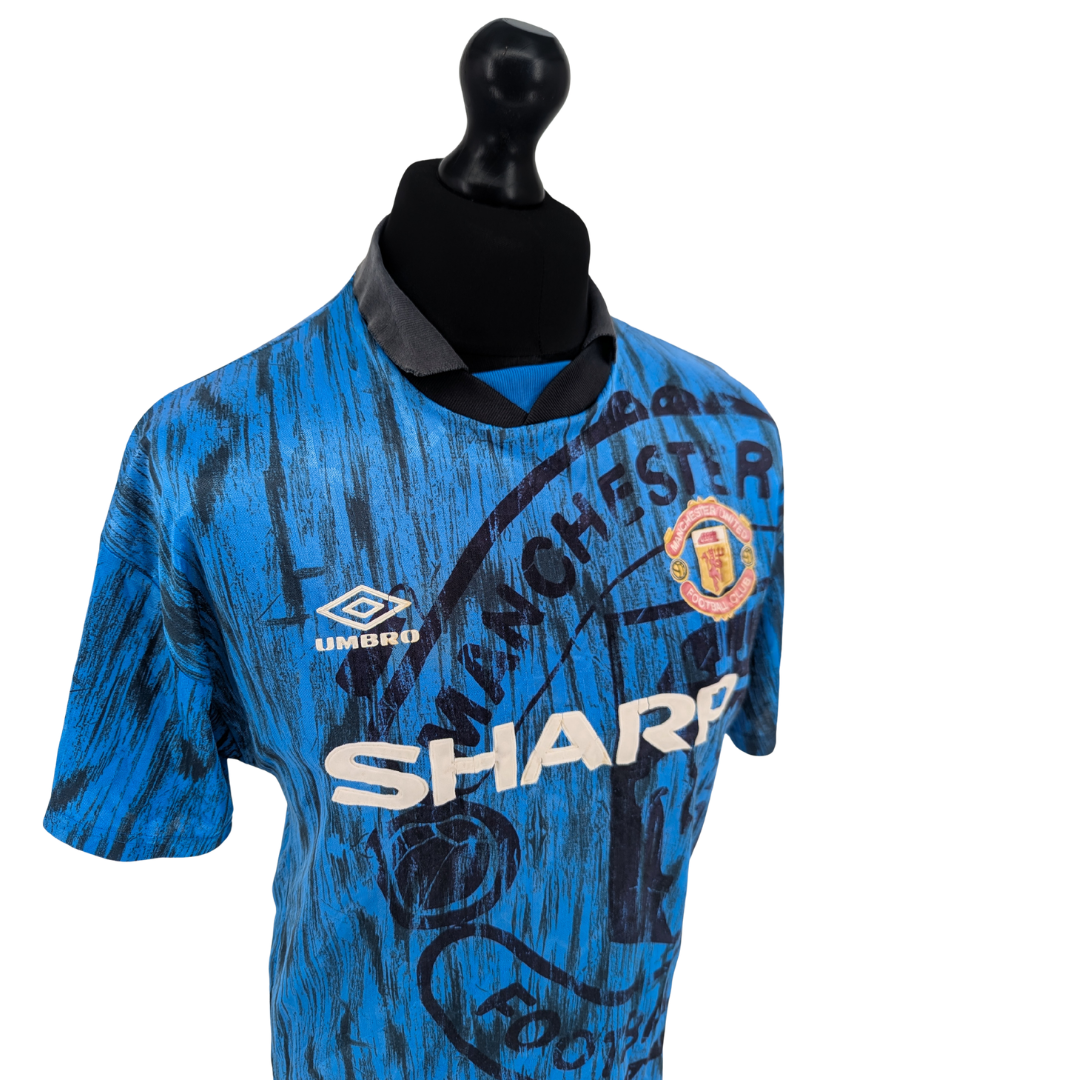 Manchester United away football shirt 1992/93 - (M)