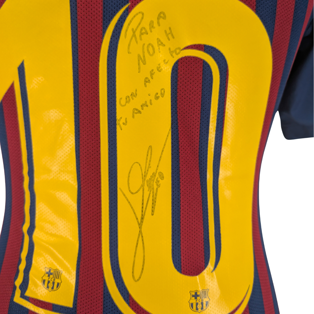 Barcelona signed home football shirt 2018/19 - (S)
