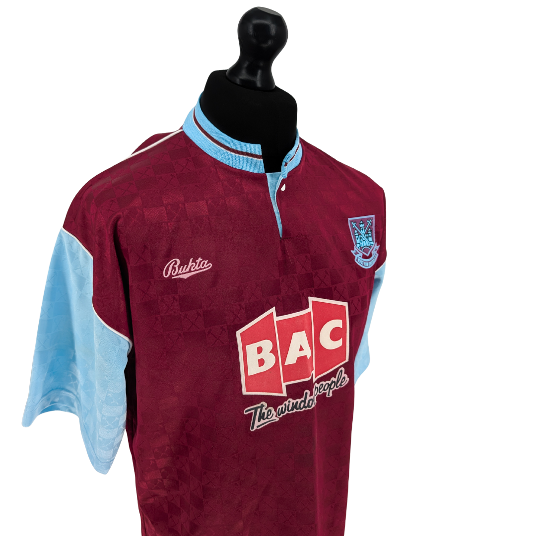 West Ham United home football shirt 1990/91 - (M)