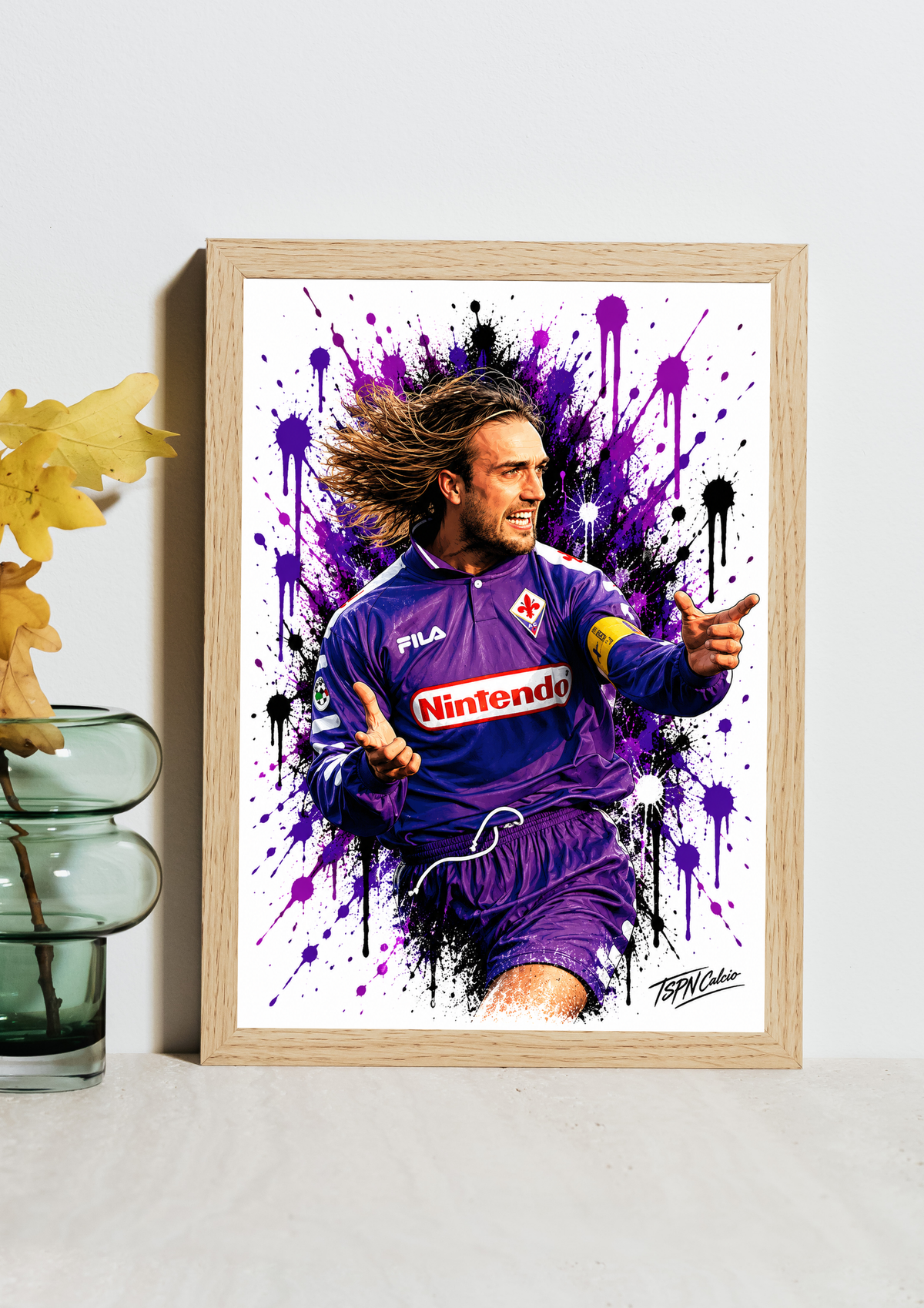 Fiorentina x Batistuta Artwork