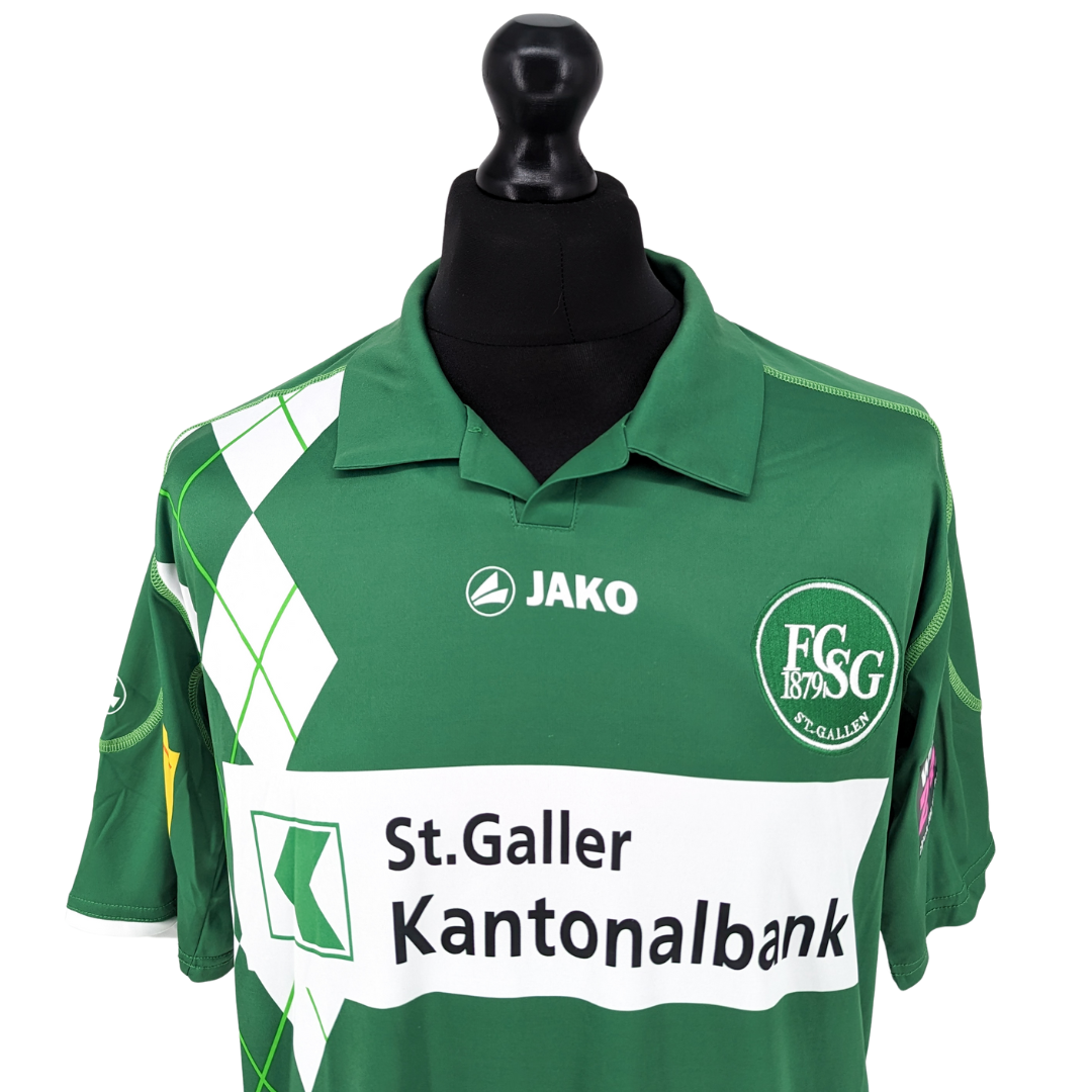 Saint Gallen signed home football shirt 2010/12