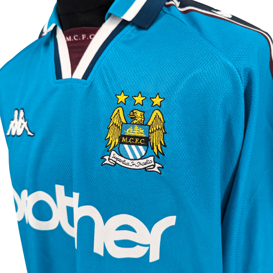 Manchester City home football shirt 1997/99