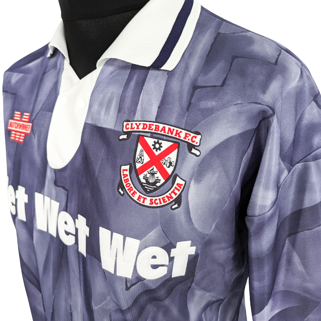 Clydebank alternate football shirt 1993/95