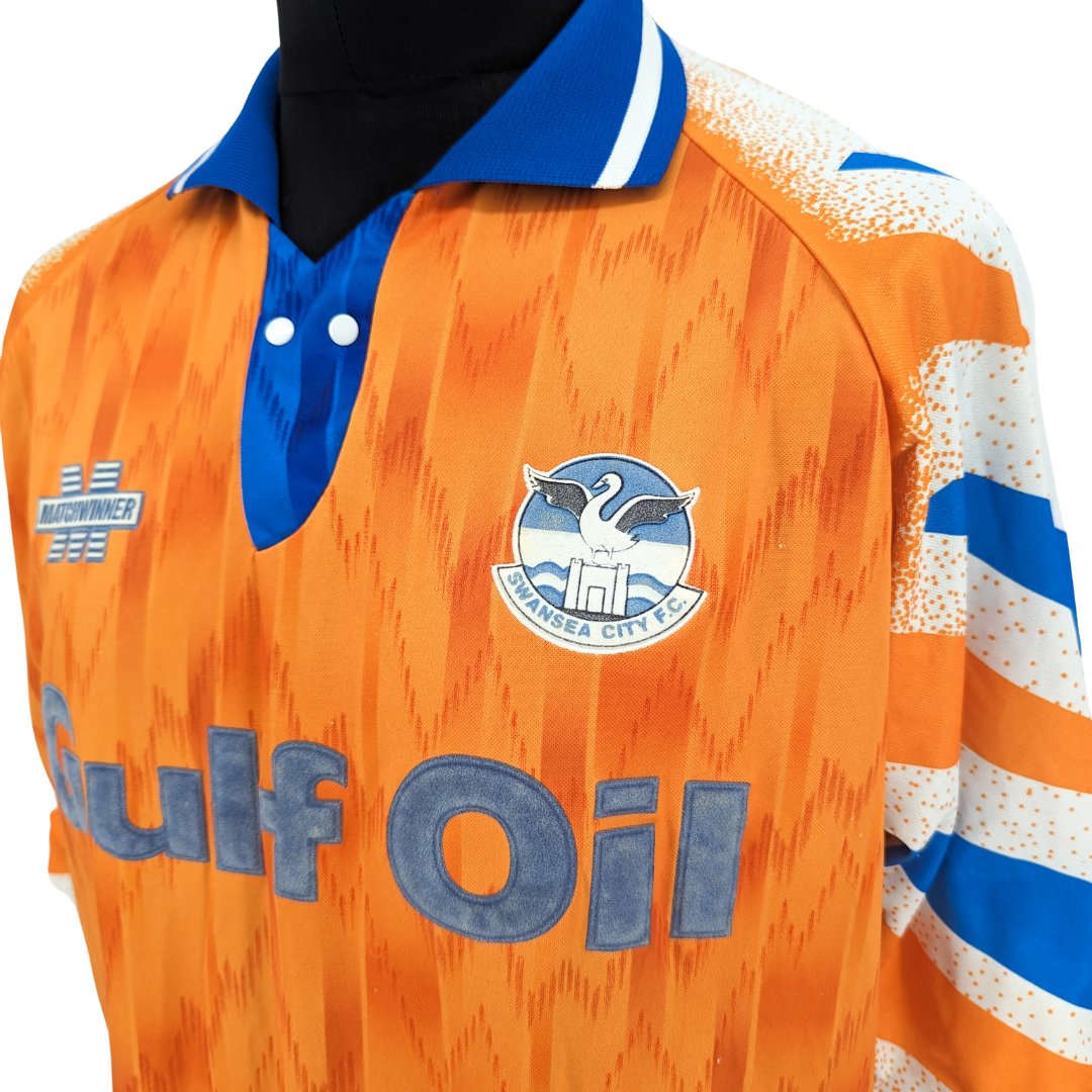 Swansea City away football shirt 1993/95