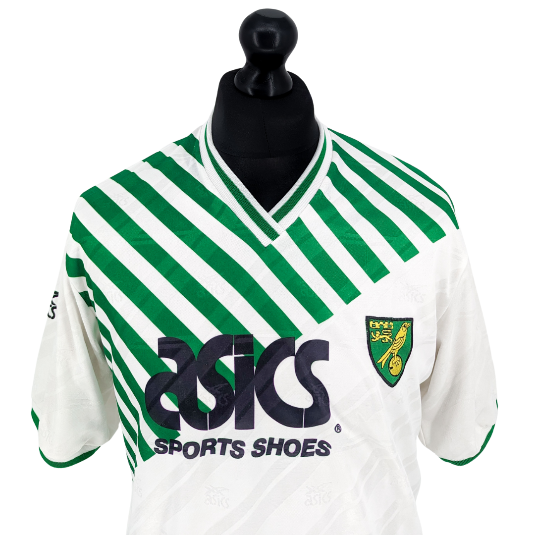 Norwich City away football shirt 1989/92