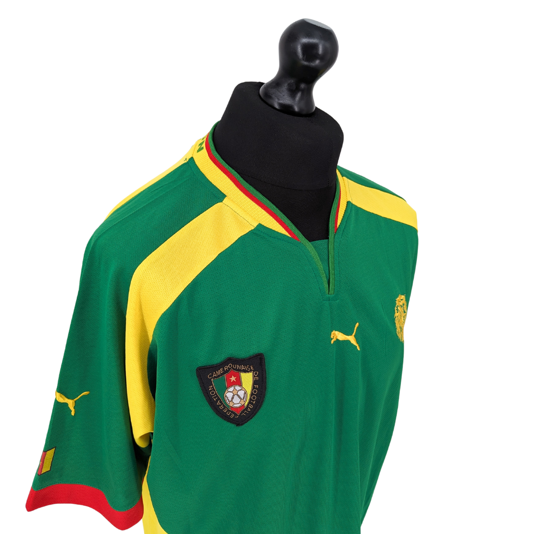 Cameroon home football shirt 2000/02