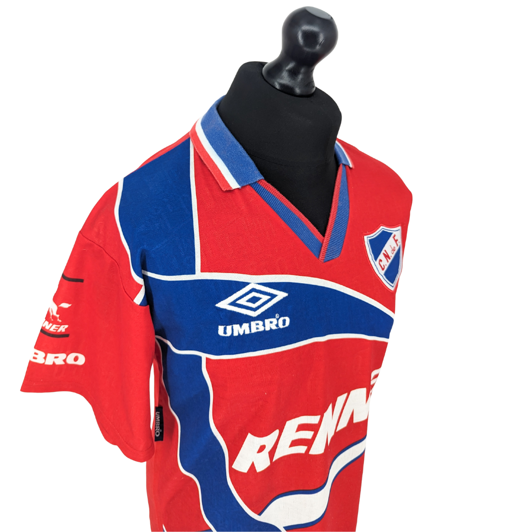 Club Nacional de Football away football shirt 1996/97