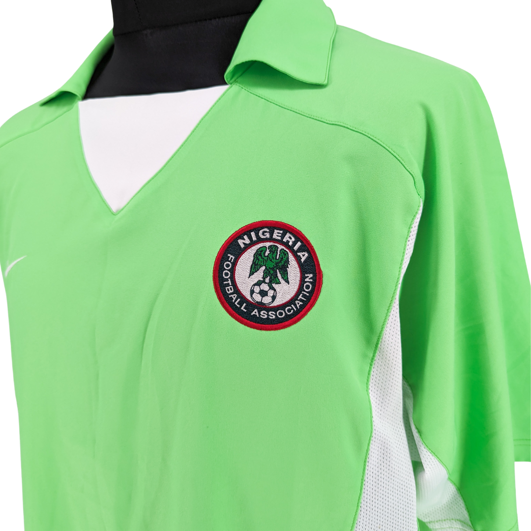 Nigeria home football shirt 2002/04
