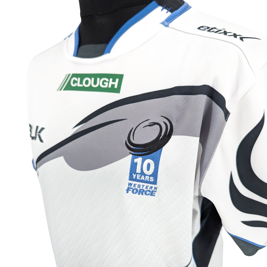 Western Force '10 years' alternate rugby shirt 2015