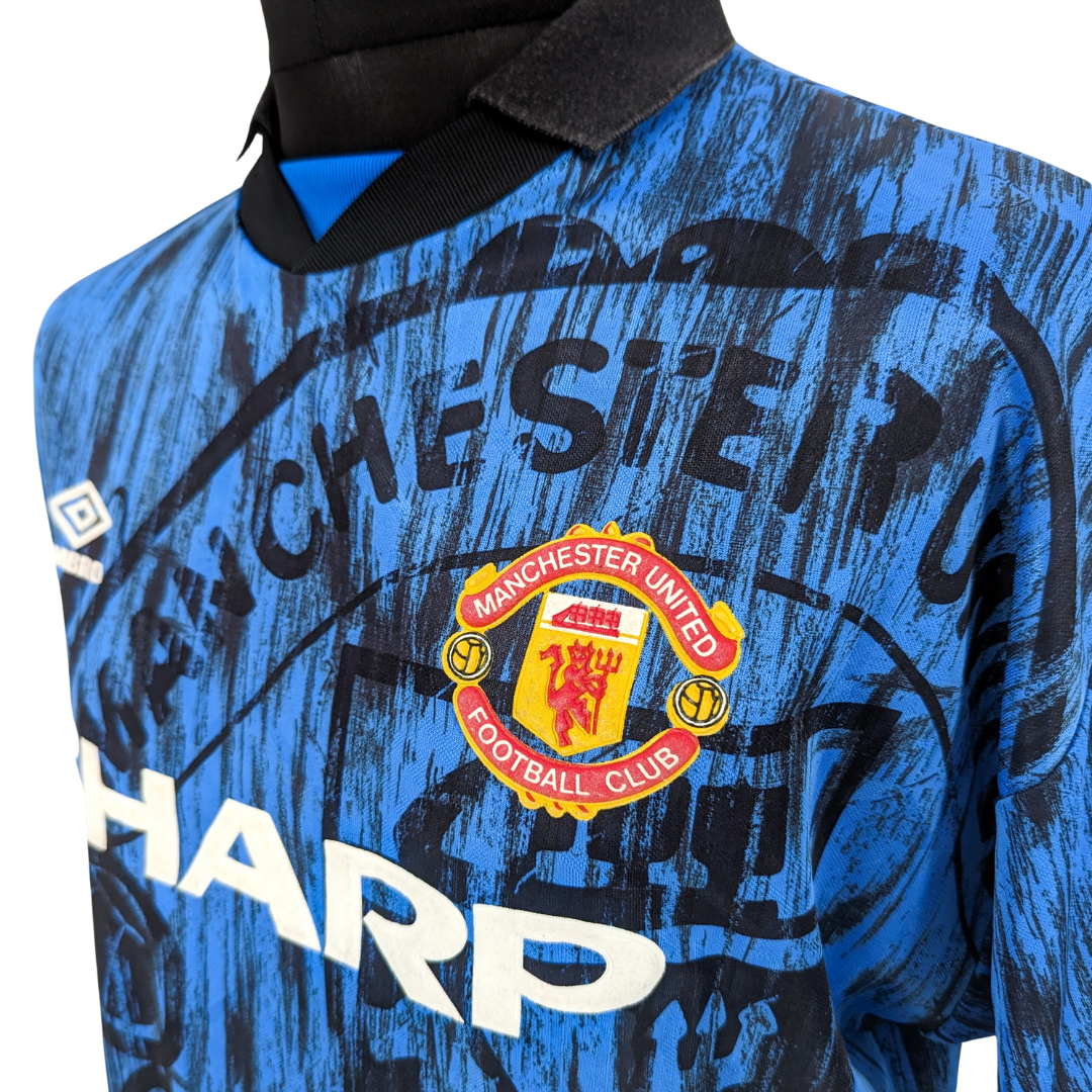 Manchester United away football shirt 1992/93