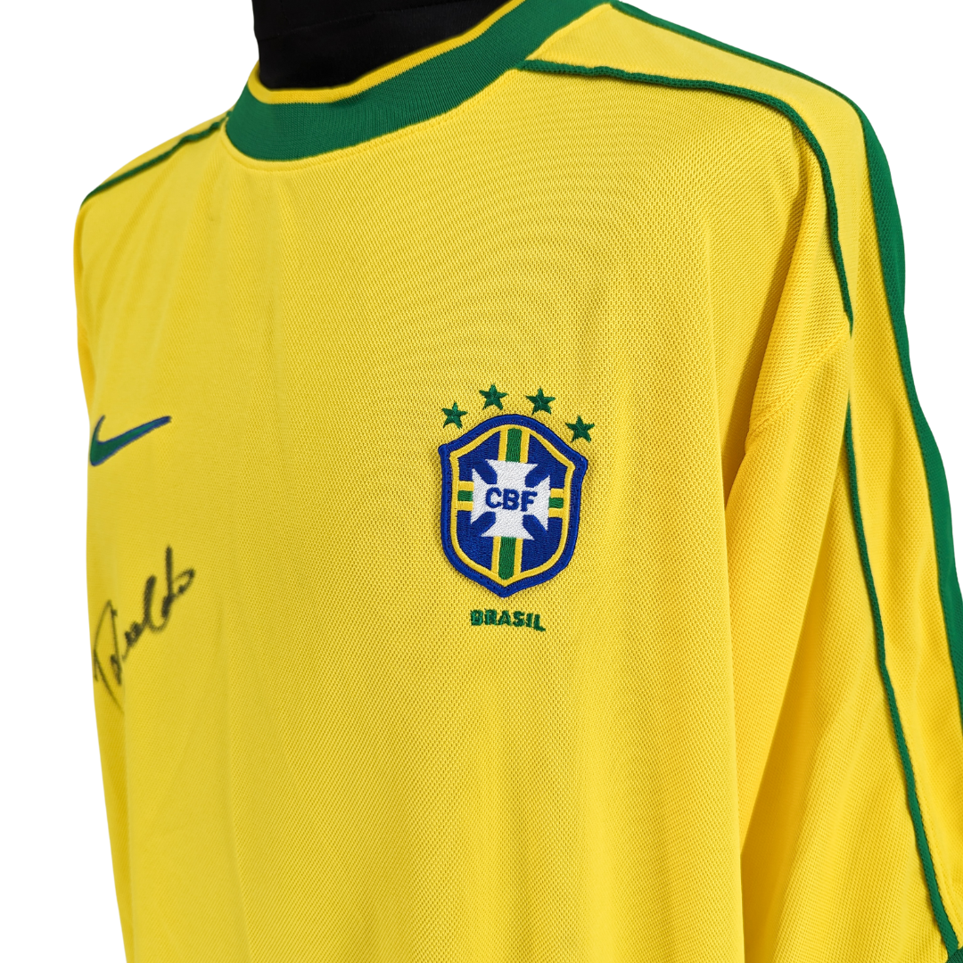 Brazil signed home football shirt 1998/00