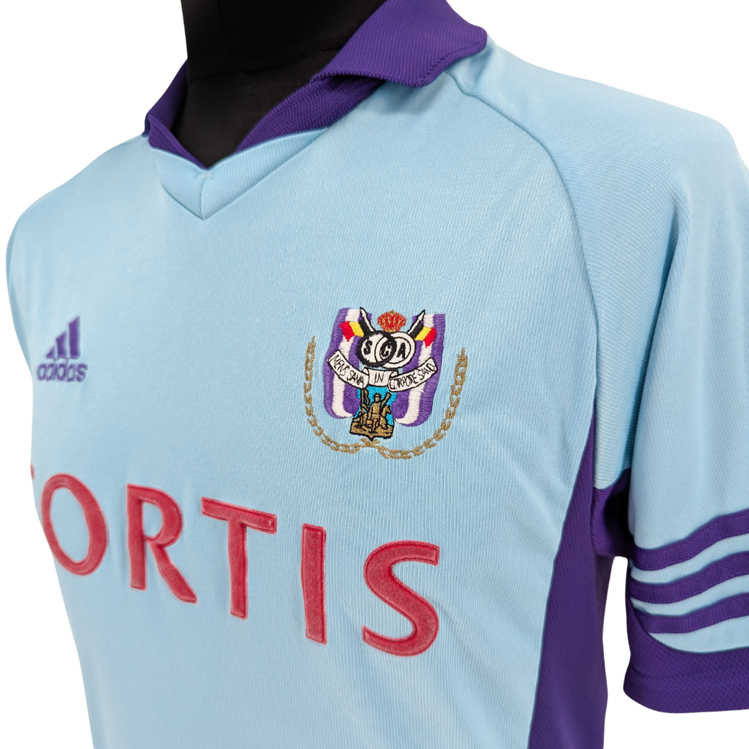 Anderlecht cup away football shirt 2001/02