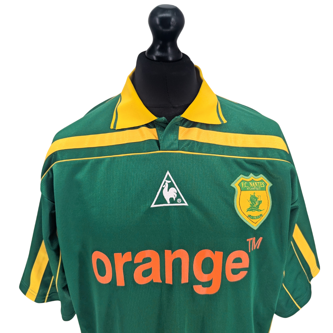 FC Nantes European home football shirt 2001/02