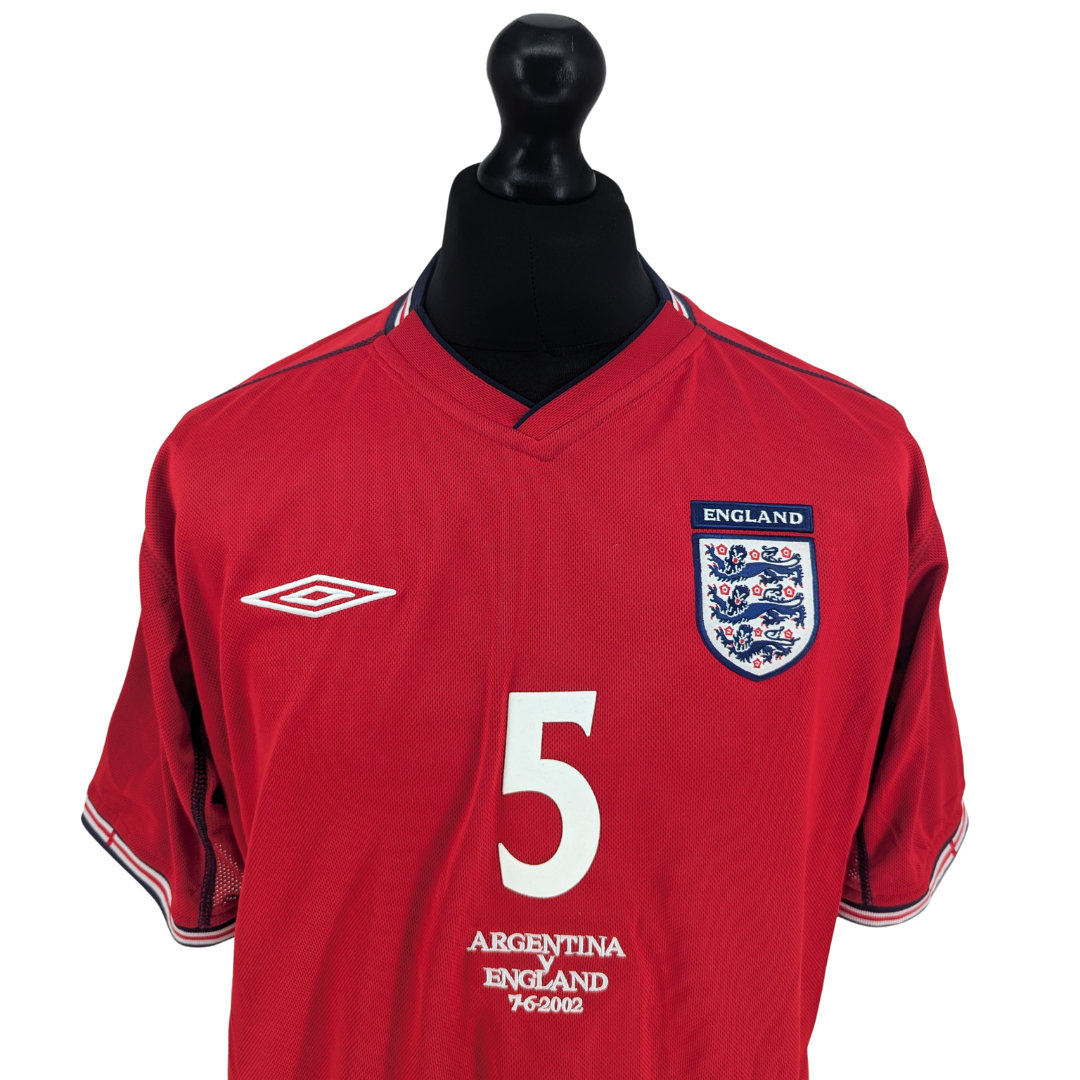 England away football shirt 2002/04