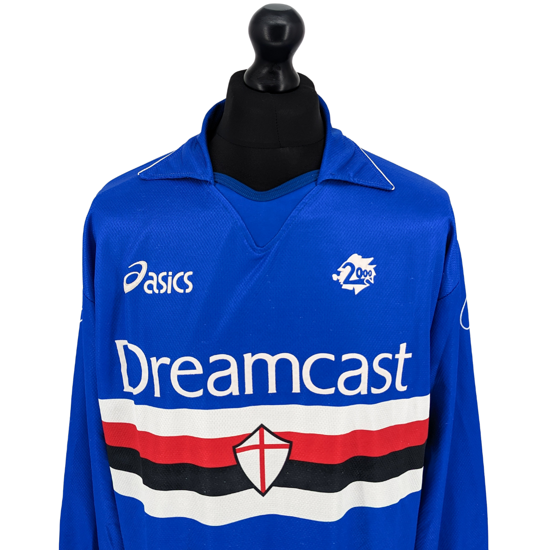 Sampdoria home football shirt 1999/00