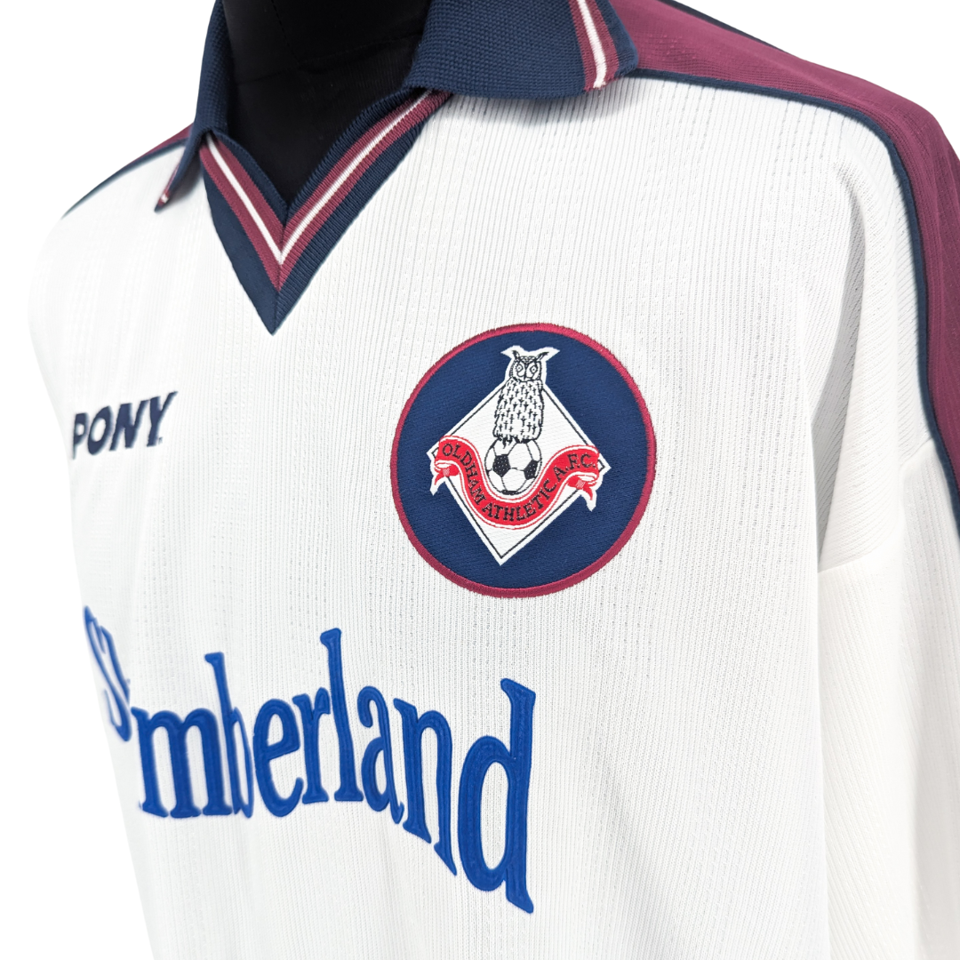 Oldham Athletic away football shirt 1998/00