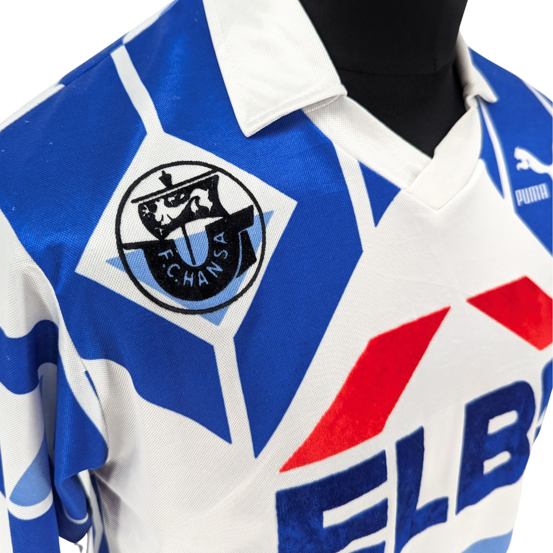 Hansa Rostock home football shirt 1991/92