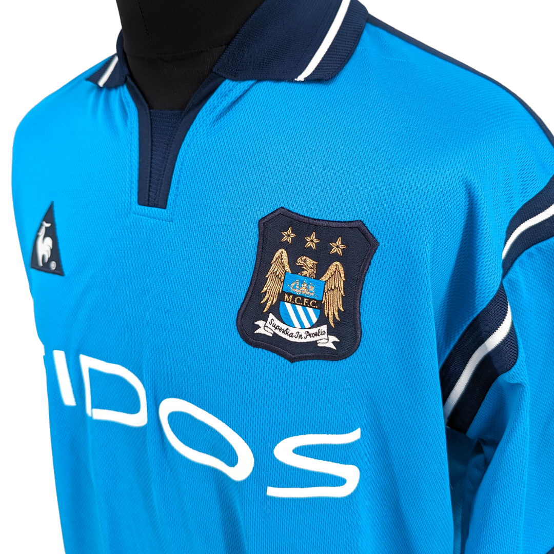 Manchester City home football shirt 2001/02