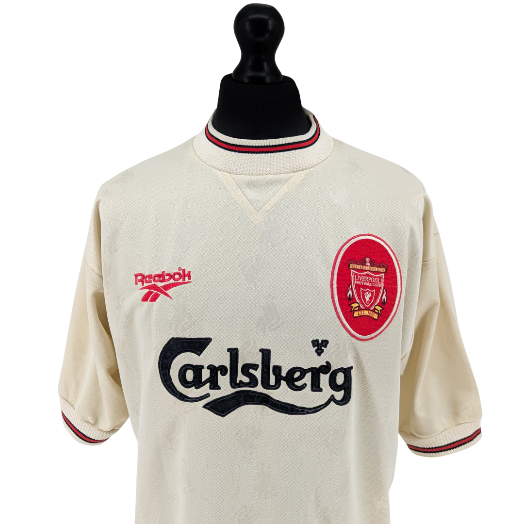 Liverpool away football shirt 1996/97 - (L)