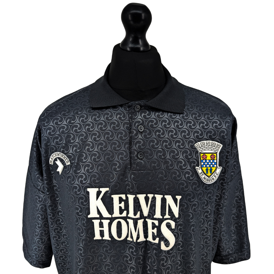 St Mirren away football shirt 1991/92 - (L)