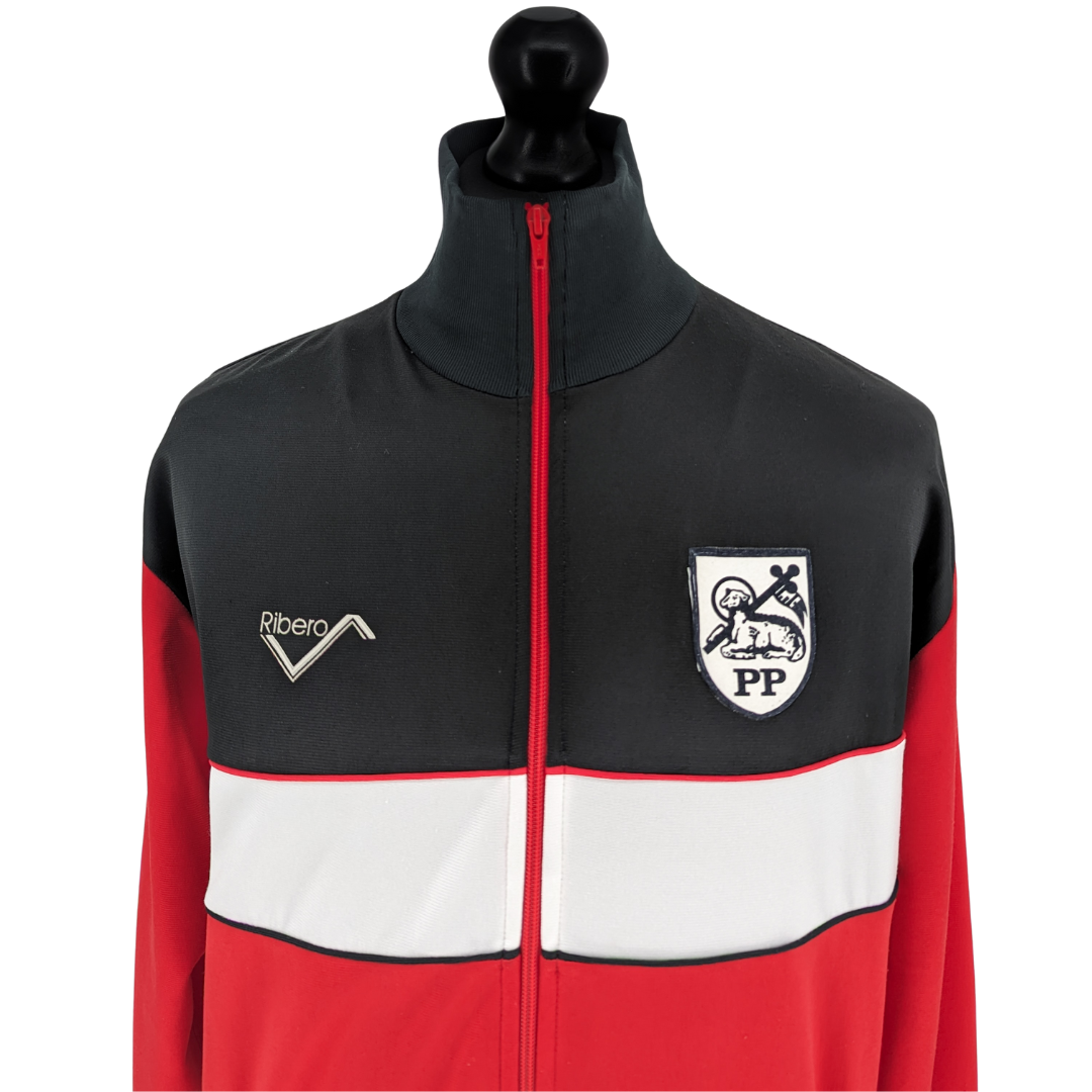 Preston North End training football jacket 1990/92 - (L)