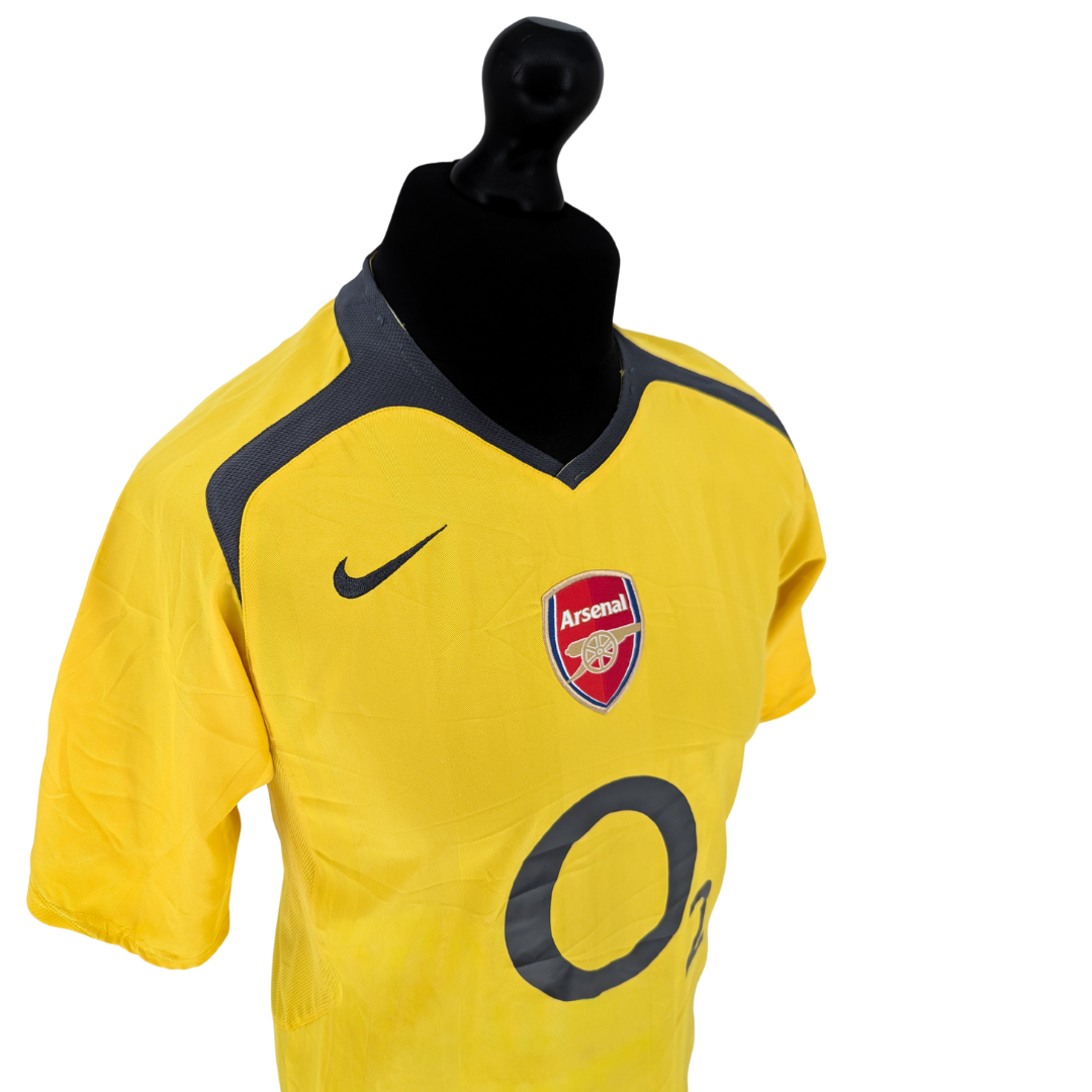 Arsenal away football shirt 2005/06 - (S)