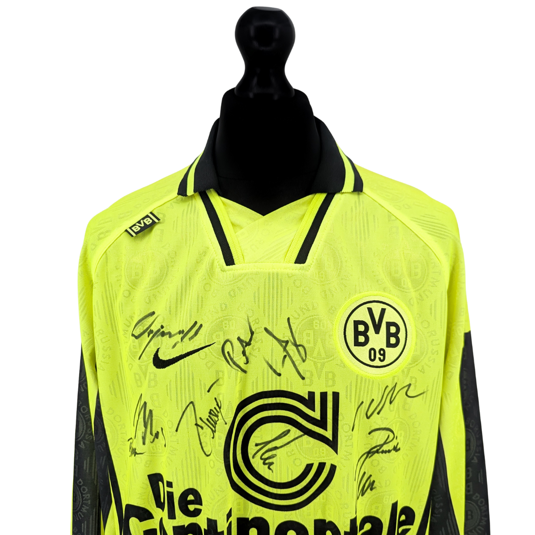 Borussia Dortmund signed home football shirt 1996/97 - (XL)