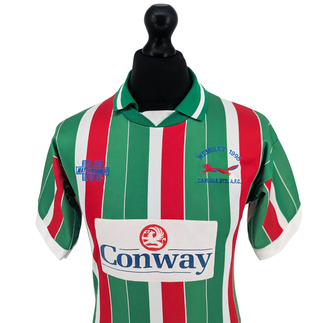 Carlisle United 'Wembley' away football shirt 1995 - (S)
