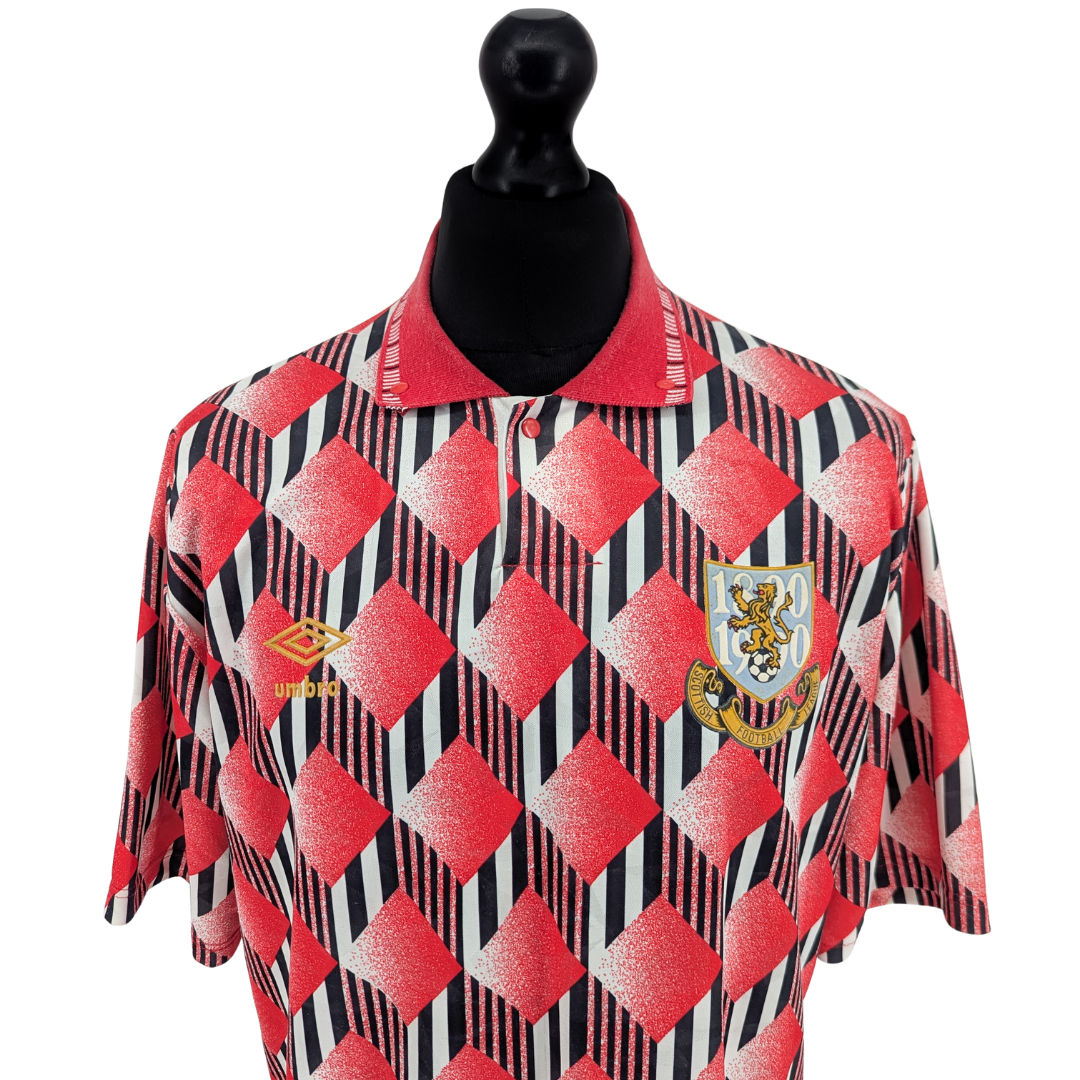 Scottish Football League centenary football shirt 1990 - (XL)