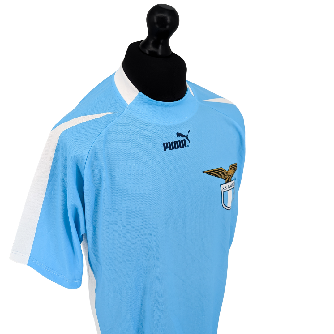 Lazio signed home football shirt 2002/03 - (L)