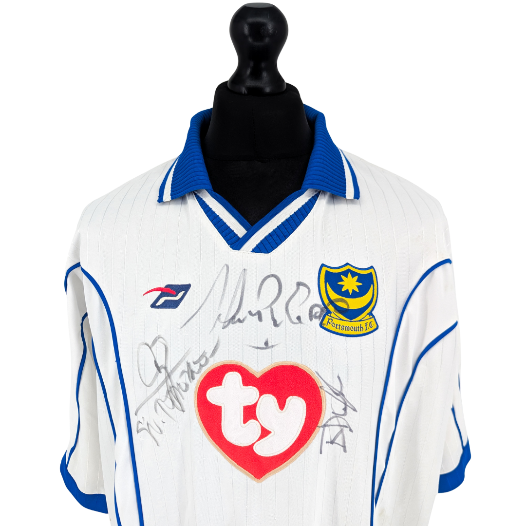 Portsmouth signed away football shirt 2002/03 - (XL)