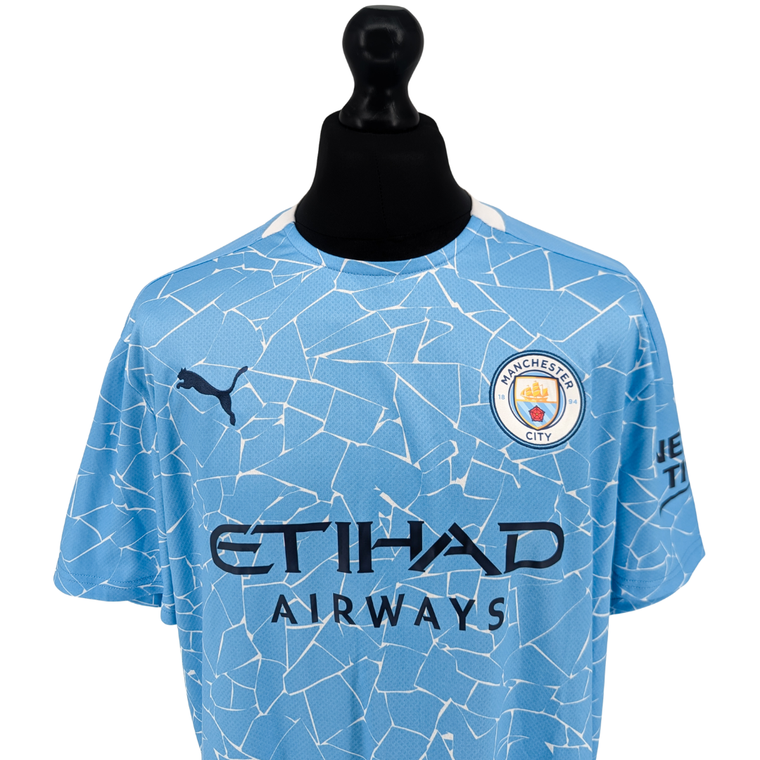 Manchester City home football shirt 2020/21 - (XXL)