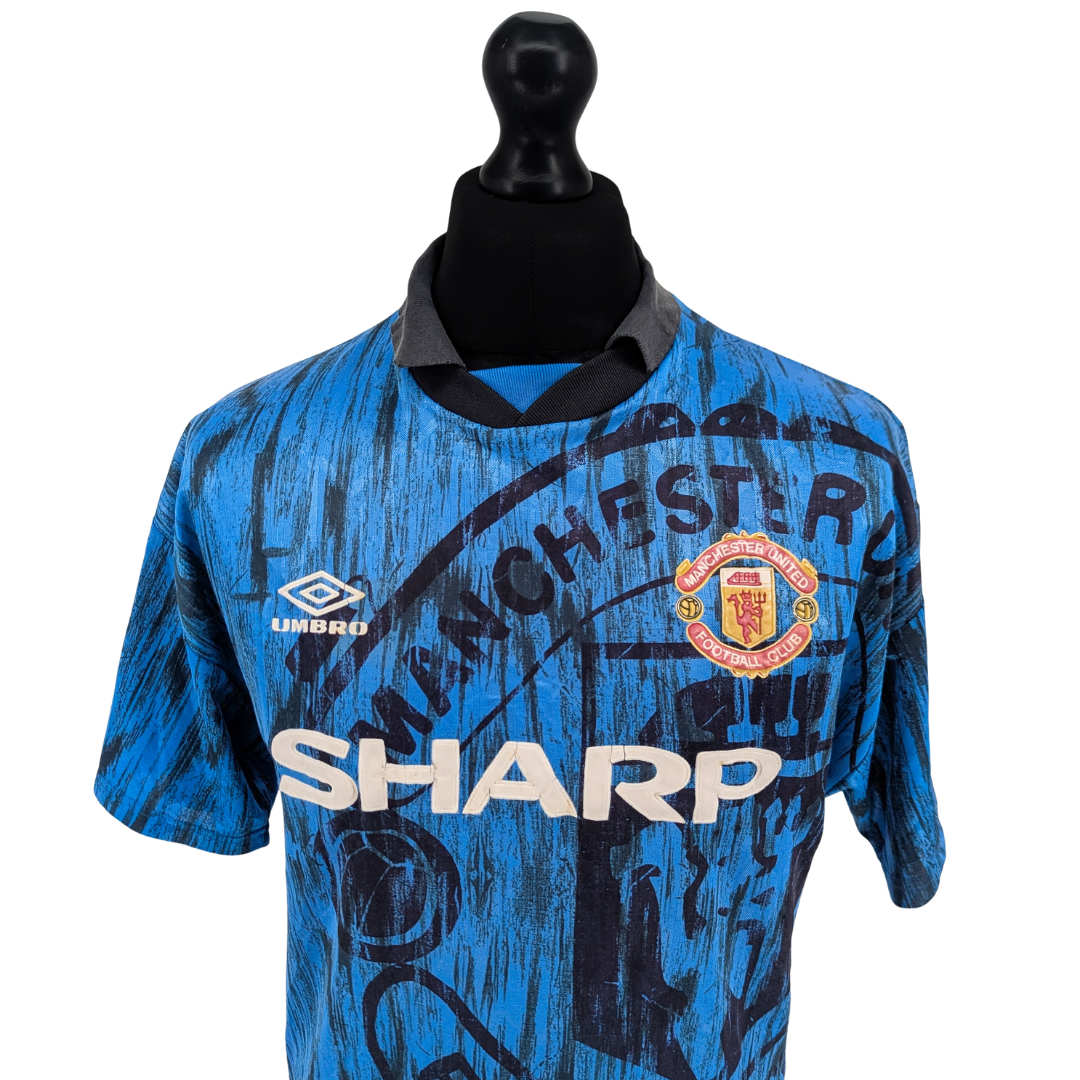 Manchester United away football shirt 1992/93 - (M)