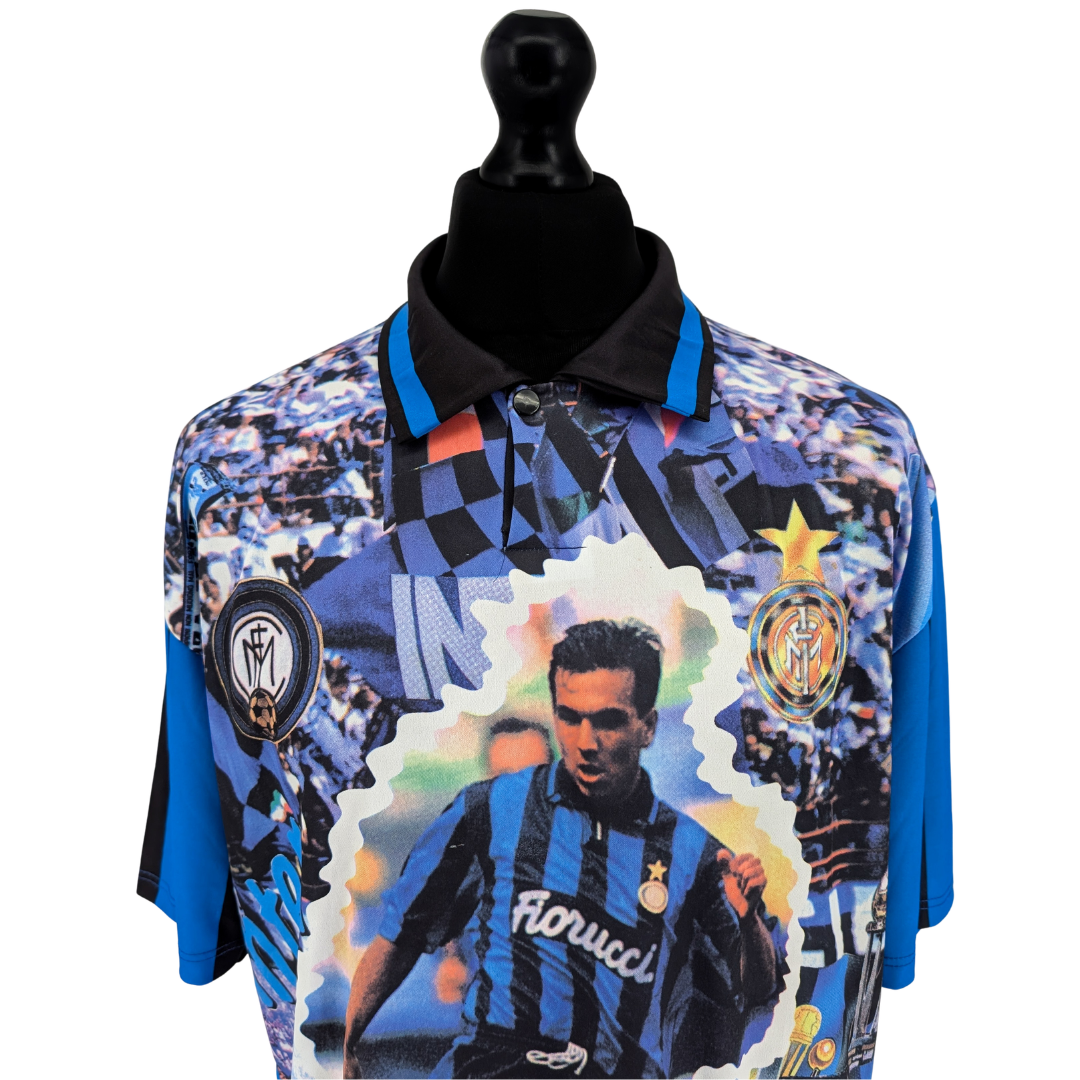 Inter Milan bootleg football shirt 1992/94 - (XL)