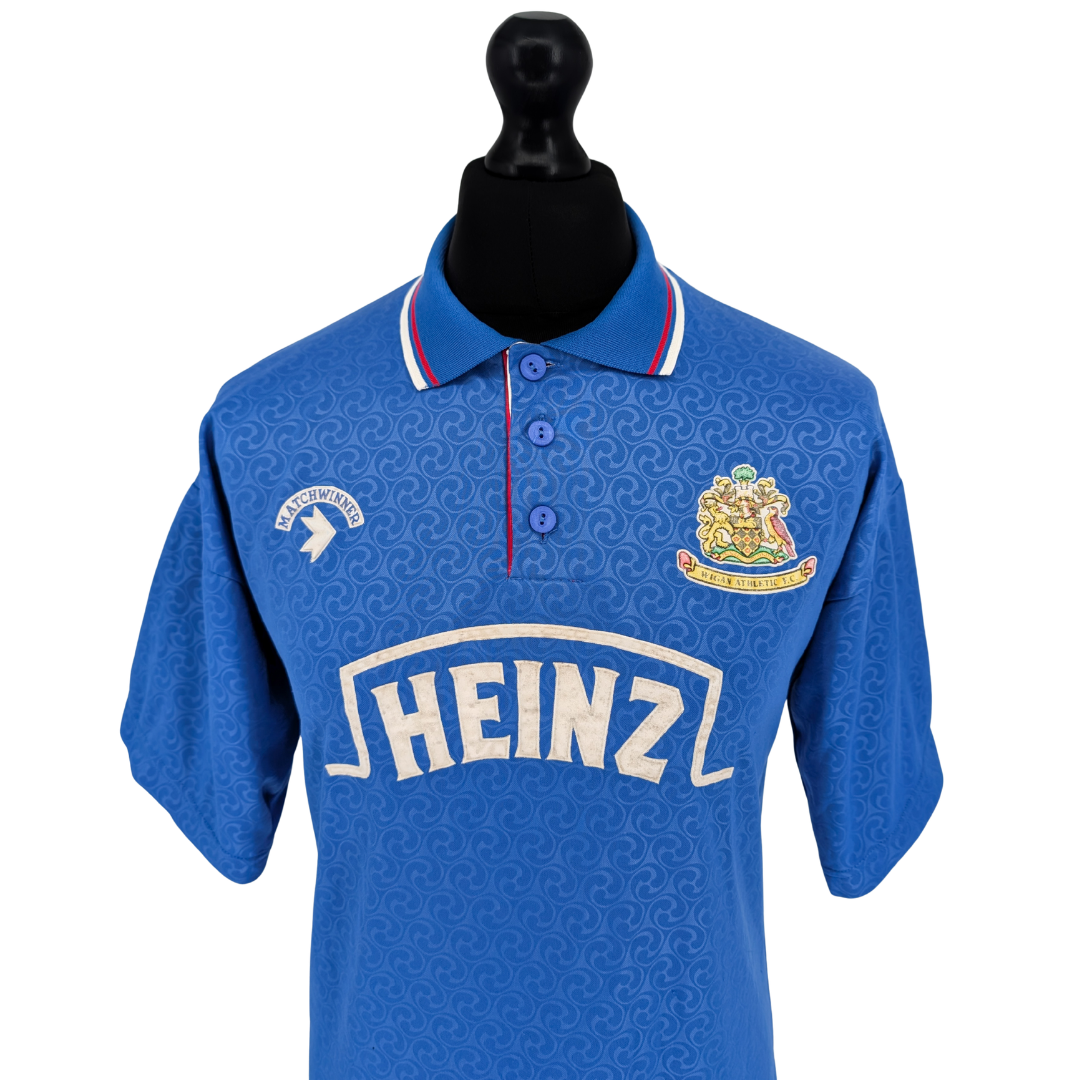 Wigan Athletic home football shirt 1991/93 - (M)