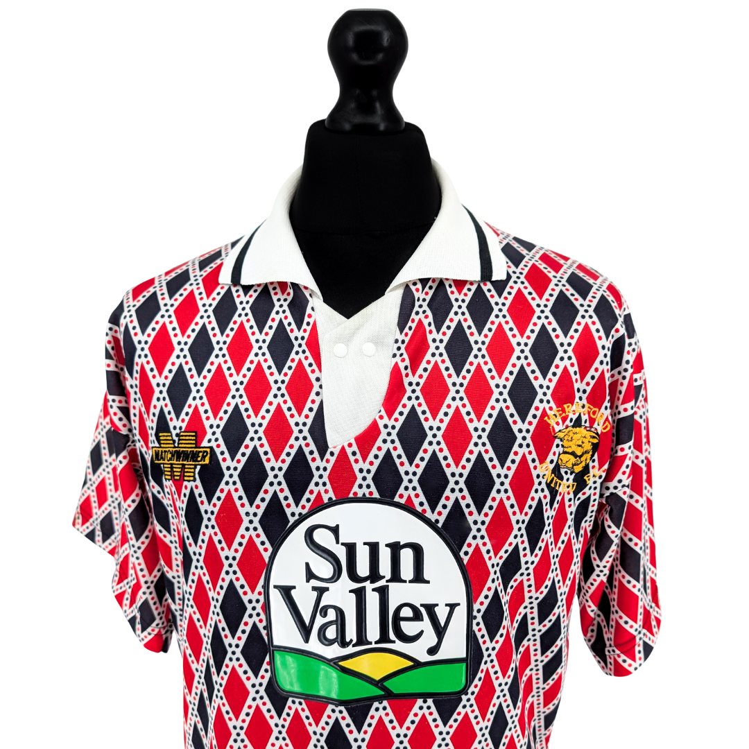 Hereford United away football shirt 1993/94 - (M)