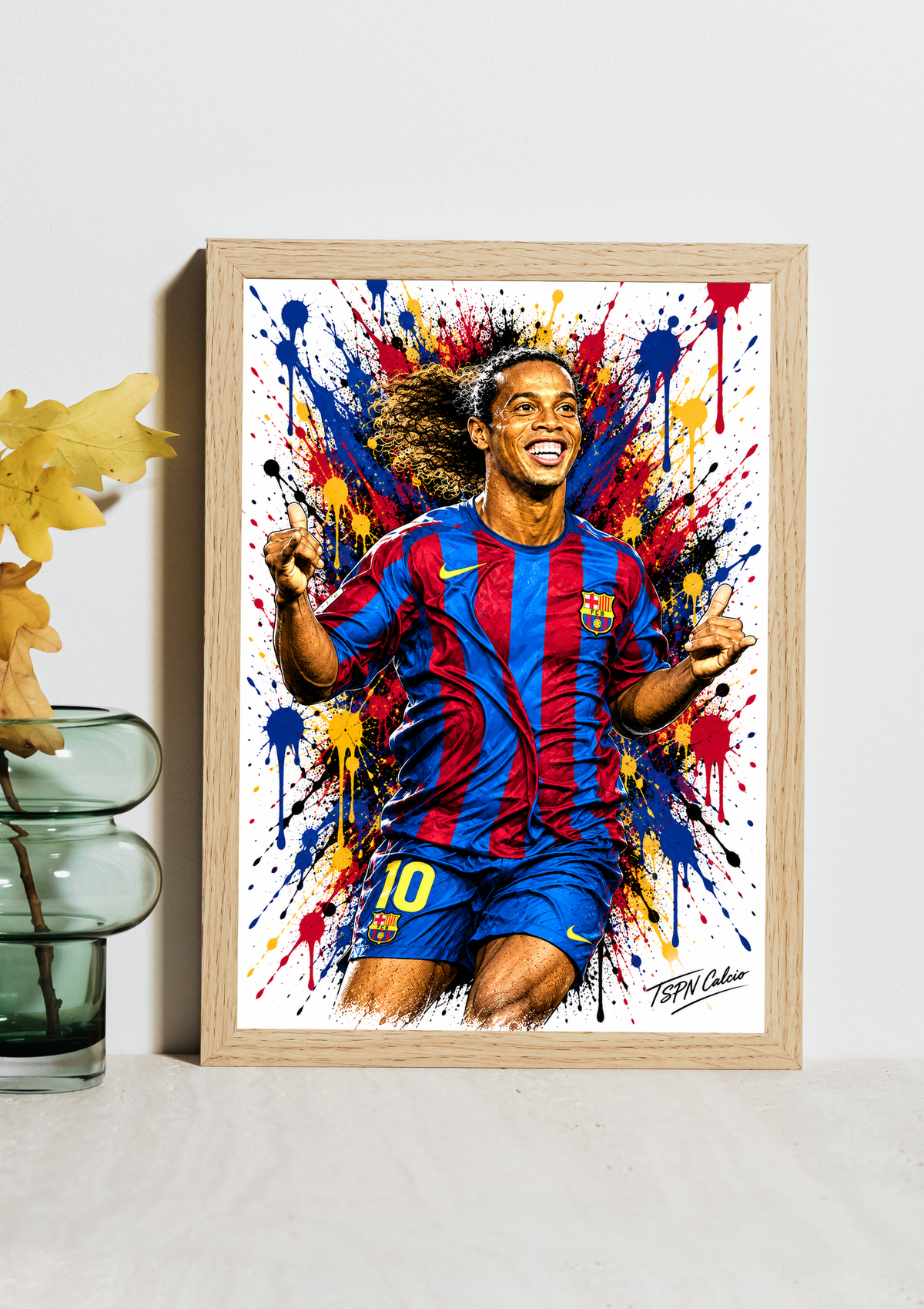 Barcelona x Ronaldinho Artwork